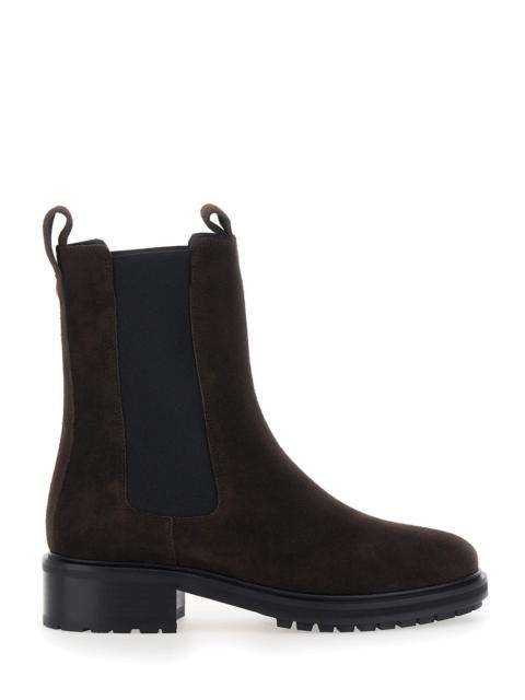 Aeyde Aeyde Women Boots Jack Cow Suede Leather With Suede And Brown For Women