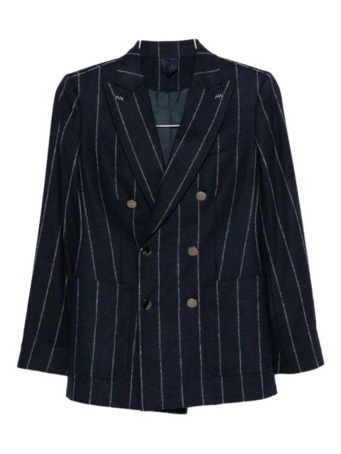 Max Mara Max Mara Women Double-Breasted Pinstriped Jacket