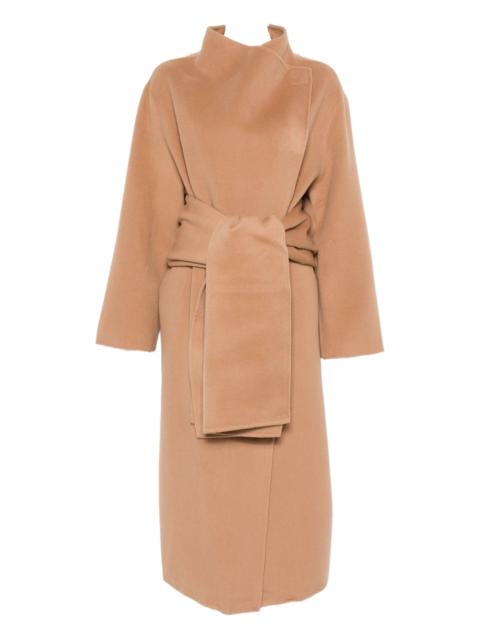 AYA MUSE Aya Muse AYA MUSE MAXI COAT WITH SCARF BUTTERSCOTCH