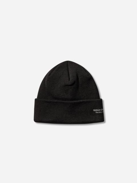 NEIGHBORHOOD Logo Beanie Black