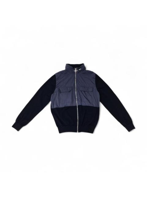 Louis Vuitton LV Full-Zip Hooded Jacket Navy Blue XL - Preowned