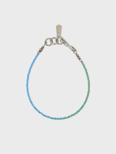 Paul Smith Turquoise and Green Beaded Bracelet