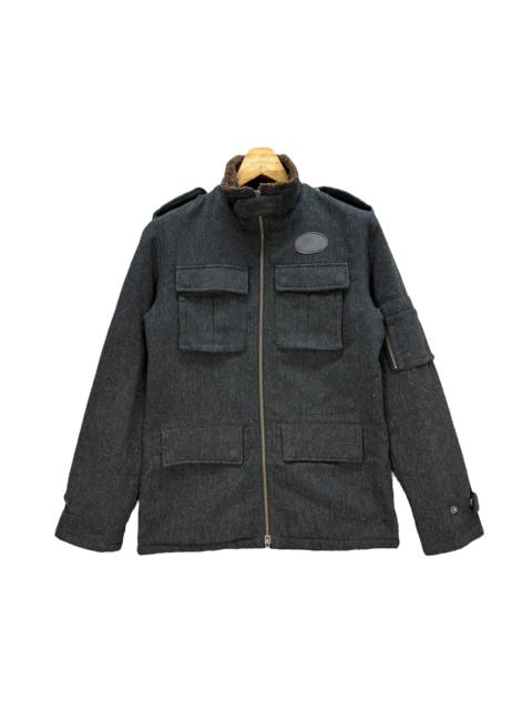 Other Designers Vintage - Ben Sherman Four Pocket Sherpa Neck Wool Jacket #A3-0072
