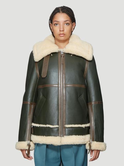 Acne Studios Long Raf Shearling Jacket