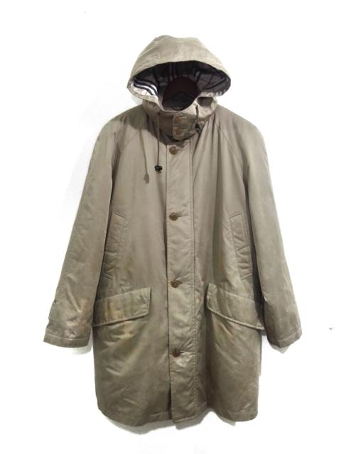 Burberry Burberry Parka Jacket With Hoodie Monogram Design
