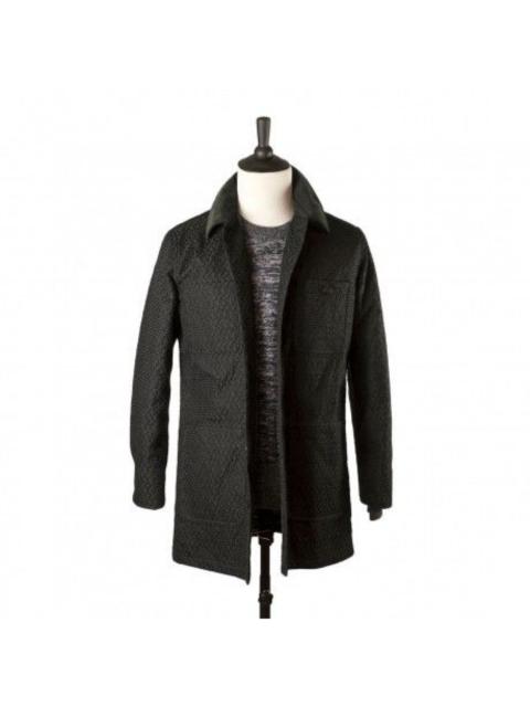 Other Designers Ts(S) - coverall coat with black overstitch and corduroy collar sz5