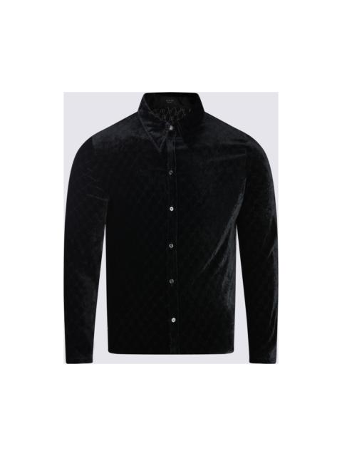 GUCCI Black Viscose Silk Blend Shirt