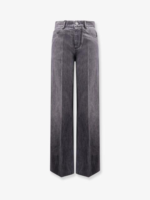 Bottega Veneta Bottega Veneta Women Black Washed Palazzo Denim Jeans