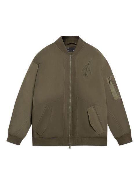 Li-Ning Li-Ning CF Logo Bomber Jacket 'Olive Green' AYMS407-1