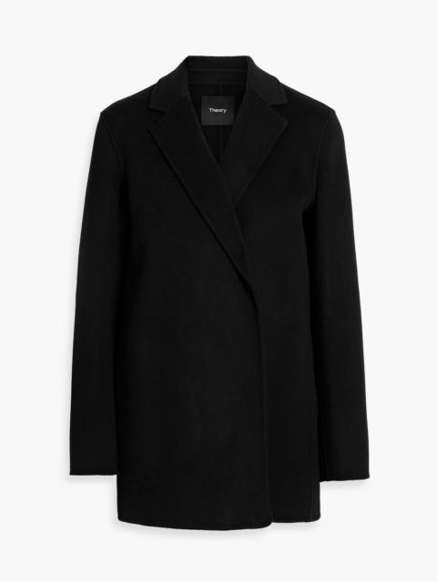 Theory Wool and cashmere-blend felt blazer