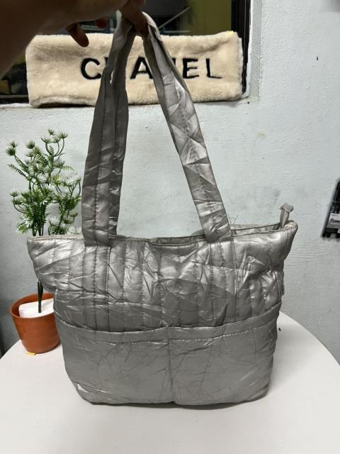 ISSEY MIYAKE Plantation issey miyake silver tote Bag
