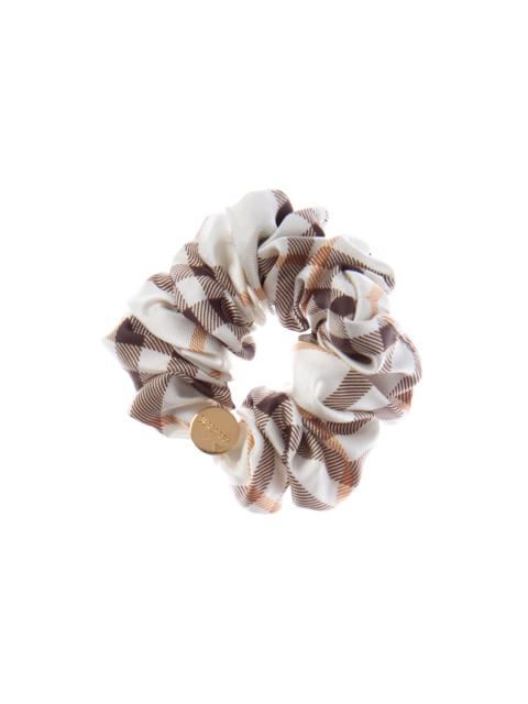 Burberry Burberry Check Silk Scrunchie
