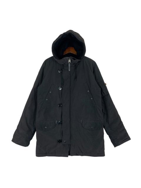 Other Designers VINTAGE ALPHA INDUSTRIES PARKA HOODIE BOMBER JACKET