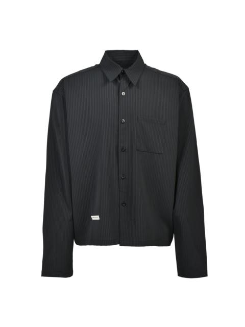 Song for the Mute L/S CROPPED CASUAL SHIRT / NVY