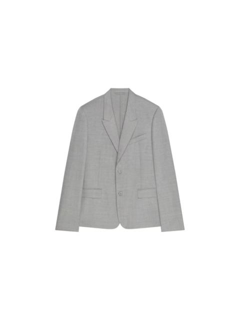 Givenchy Givenchy Regular Fit Peak Lapel Jacket Grey/White