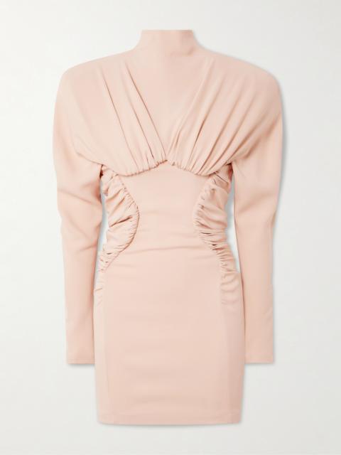 Stella McCartney Ruched Crepe Mini Dress