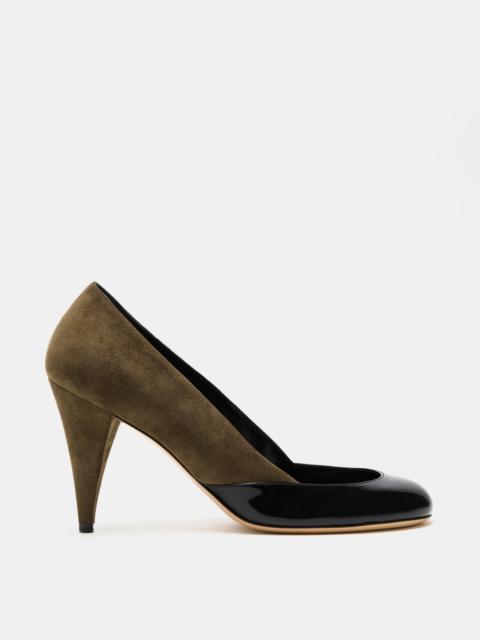 LE MONDE BÉRYL Kim Sion Sable Pump / Khaki Black Suede