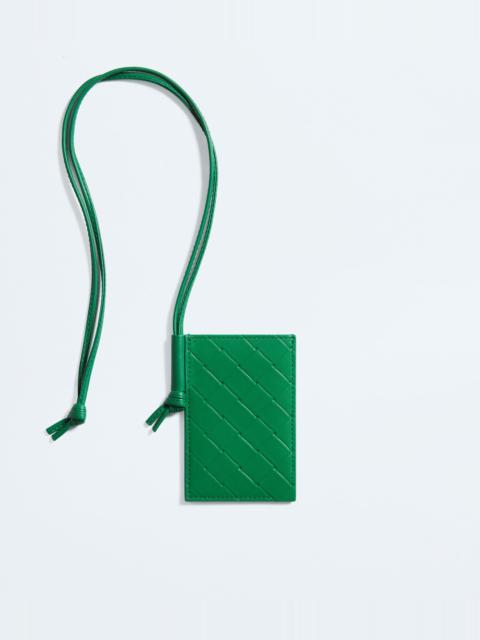 Bottega Veneta Intrecciato Stamp Badge Holder