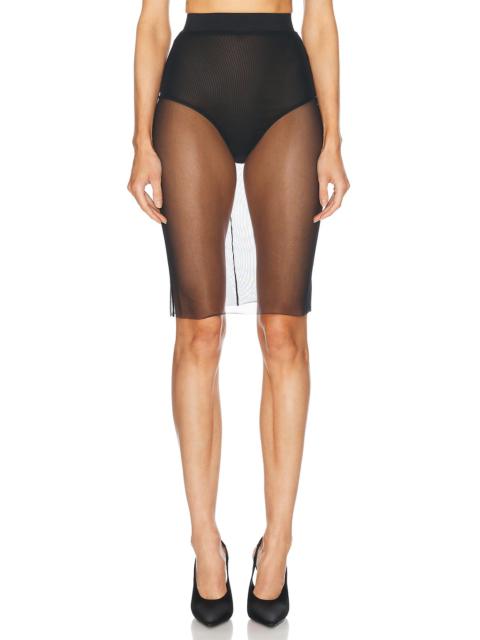ALEX PERRY Fine Mesh Skirt