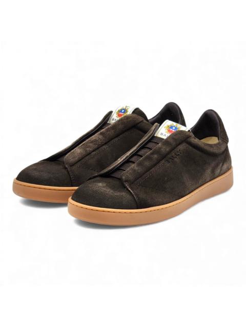Other Designers Bally - Crest Romy Suede Slip On Sneakers Dark Brown EU 41 US 8 $400