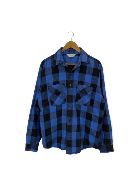 Other Designers VINTAGE FIVE BROTHER TARTAN DESIGN FLANNEL