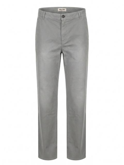 Miu Miu Miu Miu Women Cotton Pants