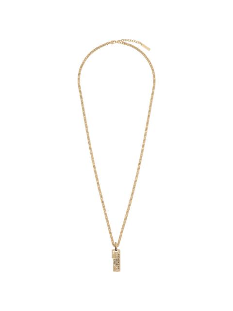 Givenchy 'GIVENCHY' Tape Necklace
