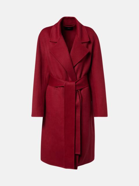 JOSEPH Wool and cashmere wrap coat