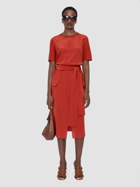 JOSEPH Charai Crepe de Soie Silk Skirt