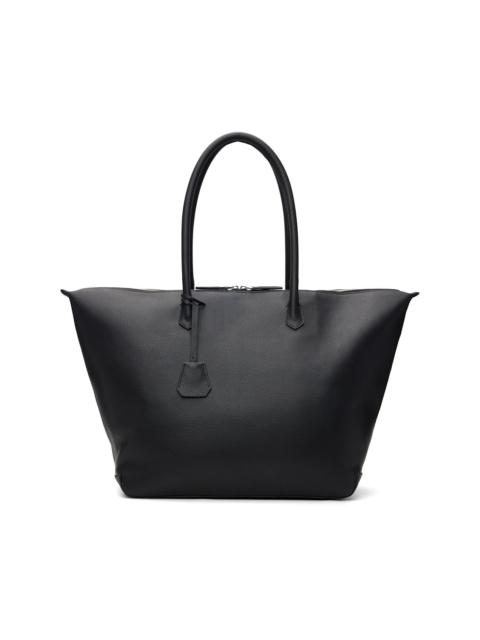 Tonywack Black Grain Leather Large Weekender Bag