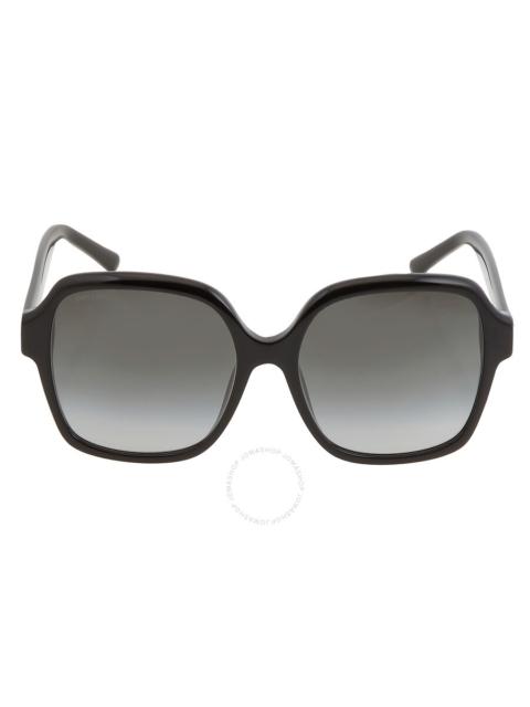 JIMMY CHOO Jimmy Choo Grey Gradient Square Ladies Sunglasses RELLA/G/S 0807/9O 55
