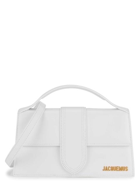 JACQUEMUS Le Grande Bambino leather top handle bag