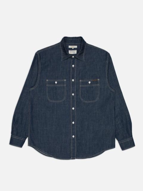 Nudie Jeans Julian Denim Shirt Rinsed