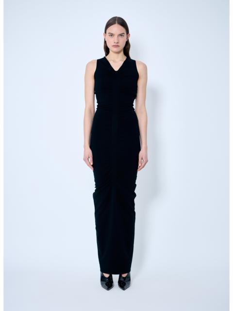 Alexander Wang Alexander Wang Women Ruched Wide V Neck Maxi Dress
