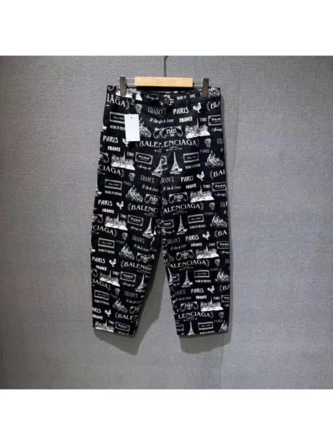 BALENCIAGA Balenciaga graffiti print jeans