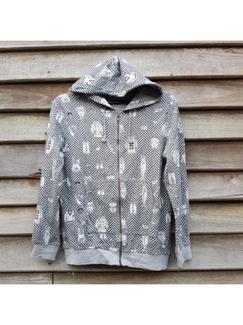 Other Designers Issey Miyake - Ne-net by Issey Miyake Full Print Hoodie Zipper