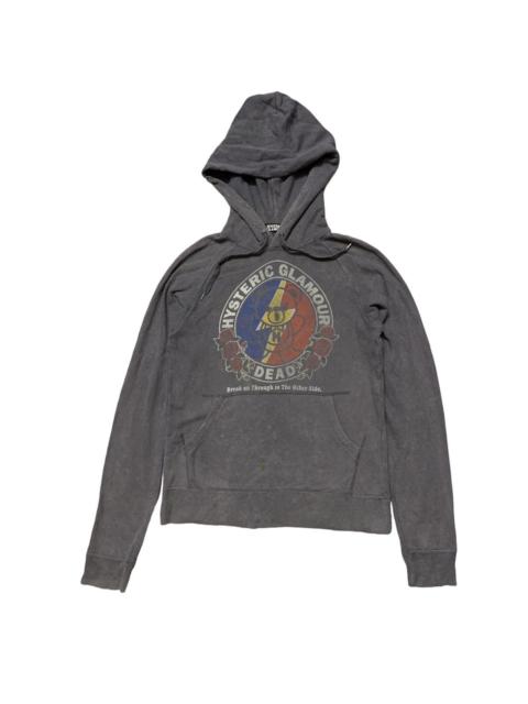 Hysteric Glamour x The Doors Tapered Thin Hoodie Distress
