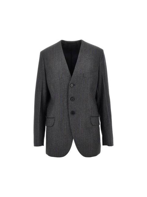 Jil Sander PINSTRIPED WOOL TAILORED JACKET