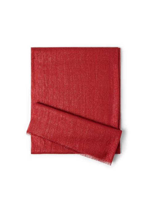 Brunello Cucinelli Brunello Cucinelli Sparkling scarf in Red at Nordstrom