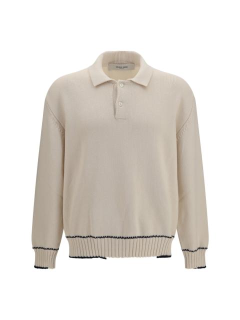 Golden Goose Golden Goose Men Rindley Polo With Logo Print