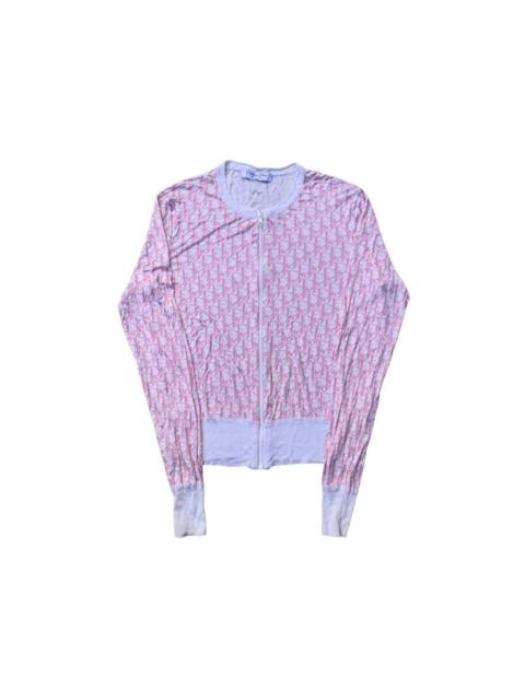 Dior Vintage Christian Dior By John Galliano Pink Monogram Jacket