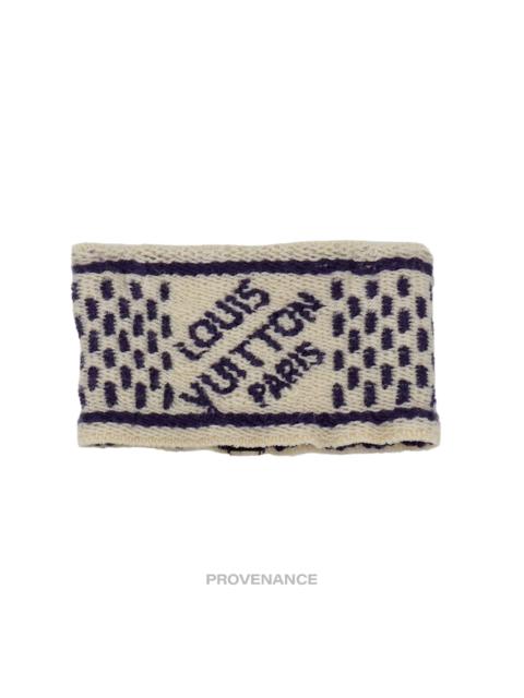 Louis Vuitton Louis Vuitton Wrist Gym Sweat Band - Damier Azur