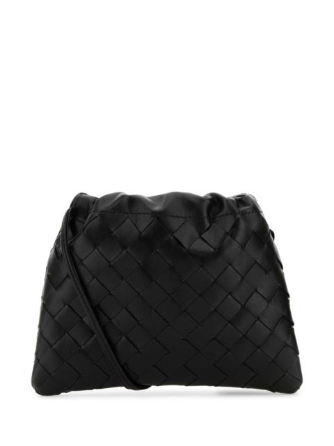 Bottega Veneta Bottega Veneta Women Black Leather Crossbody Bag