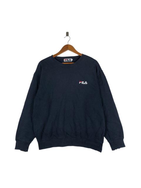 Other Designers FILA Embroidery Spellout Crewneck Sweatshirt