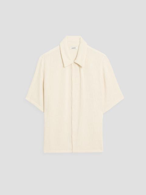 Sandro Ribbed jersey shirt
