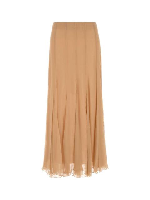 Chloé Chloe Women Skin Pink Chiffon Skirt