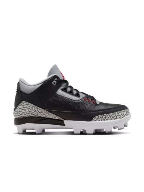 Jordan 3 Retro MCS "Cement Grey" Men's Baseball Cleat