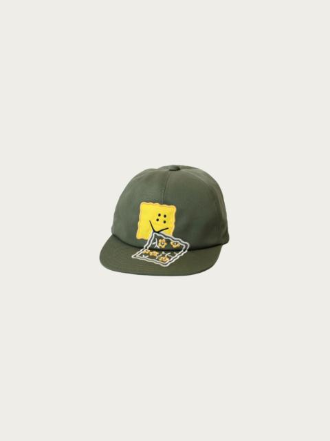 Kapital Chino Baseball Cap (PECKISH RAINBOWY) - Khaki