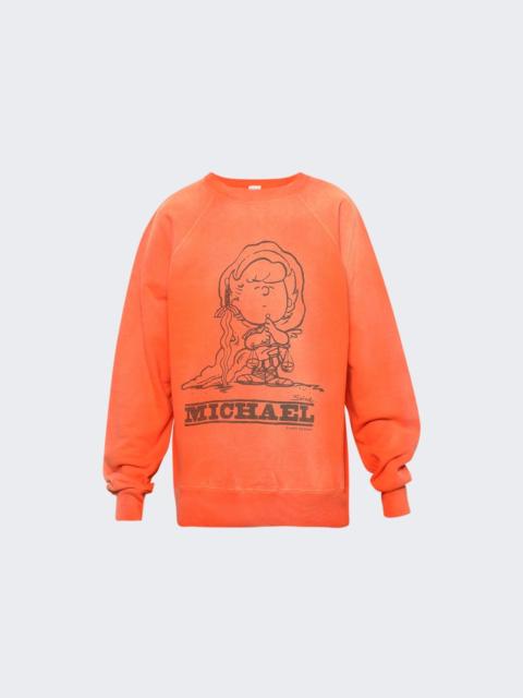 SAINT M×××××× Crewneck Sweatshirt Orange