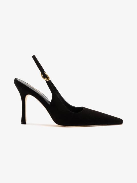 Larroudé Carine Pump In Black Leather